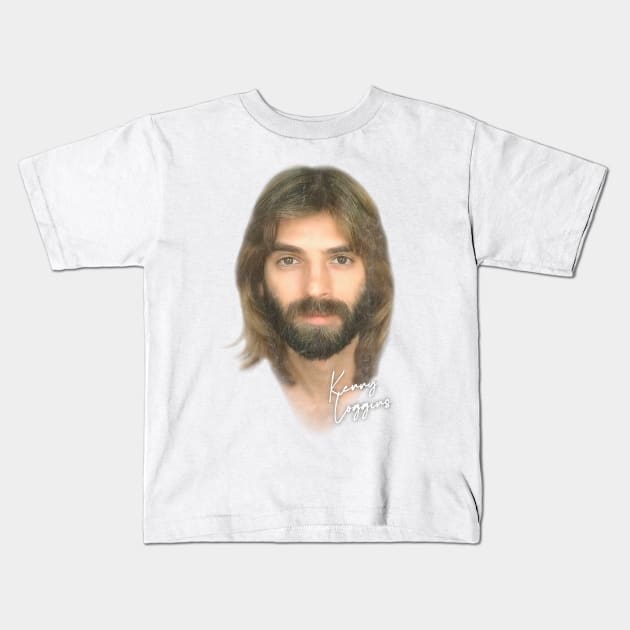 Kenny Loggins / Retro Aesthetic Fan Art Design Kids T-Shirt by DankFutura